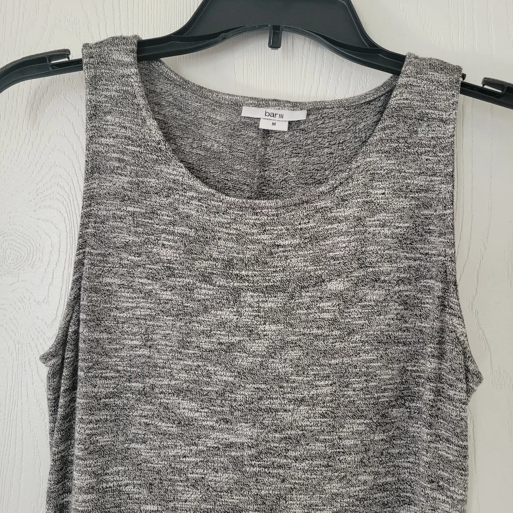 Grey 3/4 length dress - Picture 5 of 8